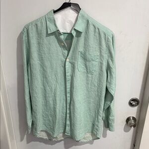Tommy Bahamas Men's Mint Green Button Down